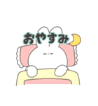 たまに目に生気が宿るうさぎさんスタンプ（個別スタンプ：3）