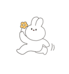 たまに目に生気が宿るうさぎさんスタンプ（個別スタンプ：35）