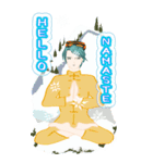 今、“男こそヨガ！” 男男。Bigスタンプ（個別スタンプ：1）