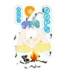 今、“男こそヨガ！” 男男。Bigスタンプ（個別スタンプ：23）