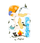 今、“男こそヨガ！” 男男。Bigスタンプ（個別スタンプ：25）