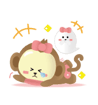 モンモン ＆ Friends で暖まろ！（個別スタンプ：3）