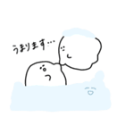 おばけちゃんよ〜！3 冬と大雪！雪がくる！（個別スタンプ：23）