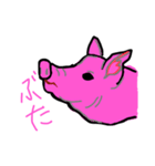 豚、豚、豚（個別スタンプ：5）