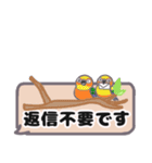 ミニ文鳥☆省スペース（個別スタンプ：36）