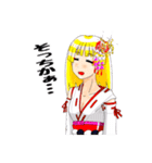頑張る巫女お姉さん20（個別スタンプ：2）