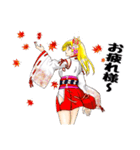 頑張る巫女お姉さん20（個別スタンプ：10）