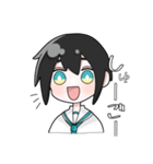 黒髪ちゃん。（個別スタンプ：14）