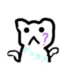 ゆる～い「白猫？」（個別スタンプ：10）