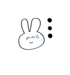 ♡白うさぎちゃんと毎日一緒②♡（個別スタンプ：16）