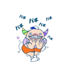 リア充な怪獣ちゃん（個別スタンプ：9）