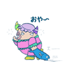 リア充な怪獣ちゃん（個別スタンプ：24）