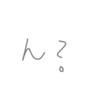力無き日常会話（個別スタンプ：3）