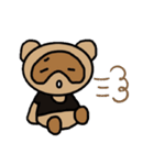 黒たぬスタンプ1（個別スタンプ：13）