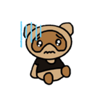 黒たぬスタンプ1（個別スタンプ：14）