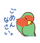 主張の激しいコザクラインコ（個別スタンプ：13）