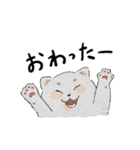 まんまる灰サビネコどんちゃんの毎日（個別スタンプ：8）