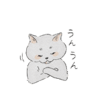 まんまる灰サビネコどんちゃんの毎日（個別スタンプ：19）