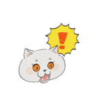 まんまる灰サビネコどんちゃんの毎日（個別スタンプ：30）