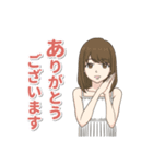 女の子のキャラクタースタンプ2（個別スタンプ：5）