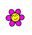 笑顔のハートと星とお花（個別スタンプ：33）