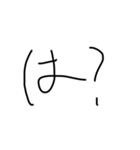 それなりにかんがえてる（個別スタンプ：8）