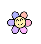 笑顔のハートと星とお花2（個別スタンプ：21）