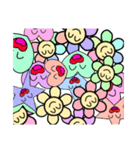 笑顔のハートと星とお花2（個別スタンプ：32）