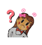 ザイバツ女学園  高校 あいさつスタンプ（個別スタンプ：14）