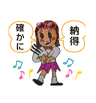 ザイバツ女学園  高校 あいさつスタンプ（個別スタンプ：18）