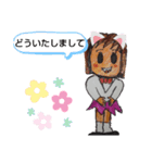 ザイバツ女学園  高校 あいさつスタンプ（個別スタンプ：19）