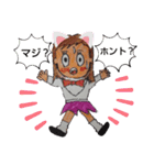 ザイバツ女学園  高校 あいさつスタンプ（個別スタンプ：34）