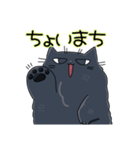 もこもこ黒猫天ちゃん（個別スタンプ：38）