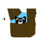 ひっそりねこさん1（個別スタンプ：1）