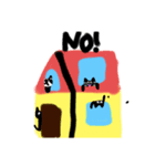 ひっそりねこさん1（個別スタンプ：2）