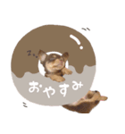 ♡たきびちゃん＆はなびちゃん（個別スタンプ：1）