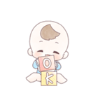 あかちゃんスタンプ2 -パステルカラー-（個別スタンプ：1）