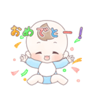 あかちゃんスタンプ2 -パステルカラー-（個別スタンプ：18）