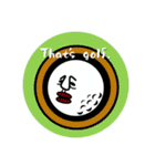 Tell all golfers(ゴルファーに告ぐ英語版)（個別スタンプ：38）