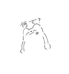 ゆるいいきもの＜疑問系＞（個別スタンプ：6）
