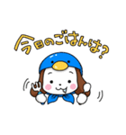ほっかむりわんこの便利なスタンプ（個別スタンプ：5）