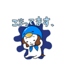 ほっかむりわんこの便利なスタンプ（個別スタンプ：9）