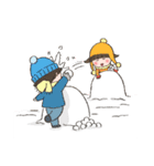 楽しもう冬（個別スタンプ：7）