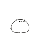 ぱんだとうさぎとねこの餅（個別スタンプ：3）