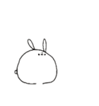 ぱんだとうさぎとねこの餅（個別スタンプ：14）