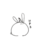 ぱんだとうさぎとねこの餅（個別スタンプ：18）