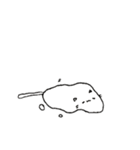 ぱんだとうさぎとねこの餅（個別スタンプ：24）