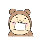 く〜まさん。文字なし。（個別スタンプ：9）