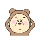 く〜まさん。文字なし。（個別スタンプ：14）