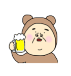 く〜まさん。文字なし。（個別スタンプ：21）
